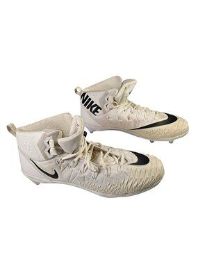 Nike Force Savage Elite TD Football Cleats Shoes Men's Size 18 White 923304-101